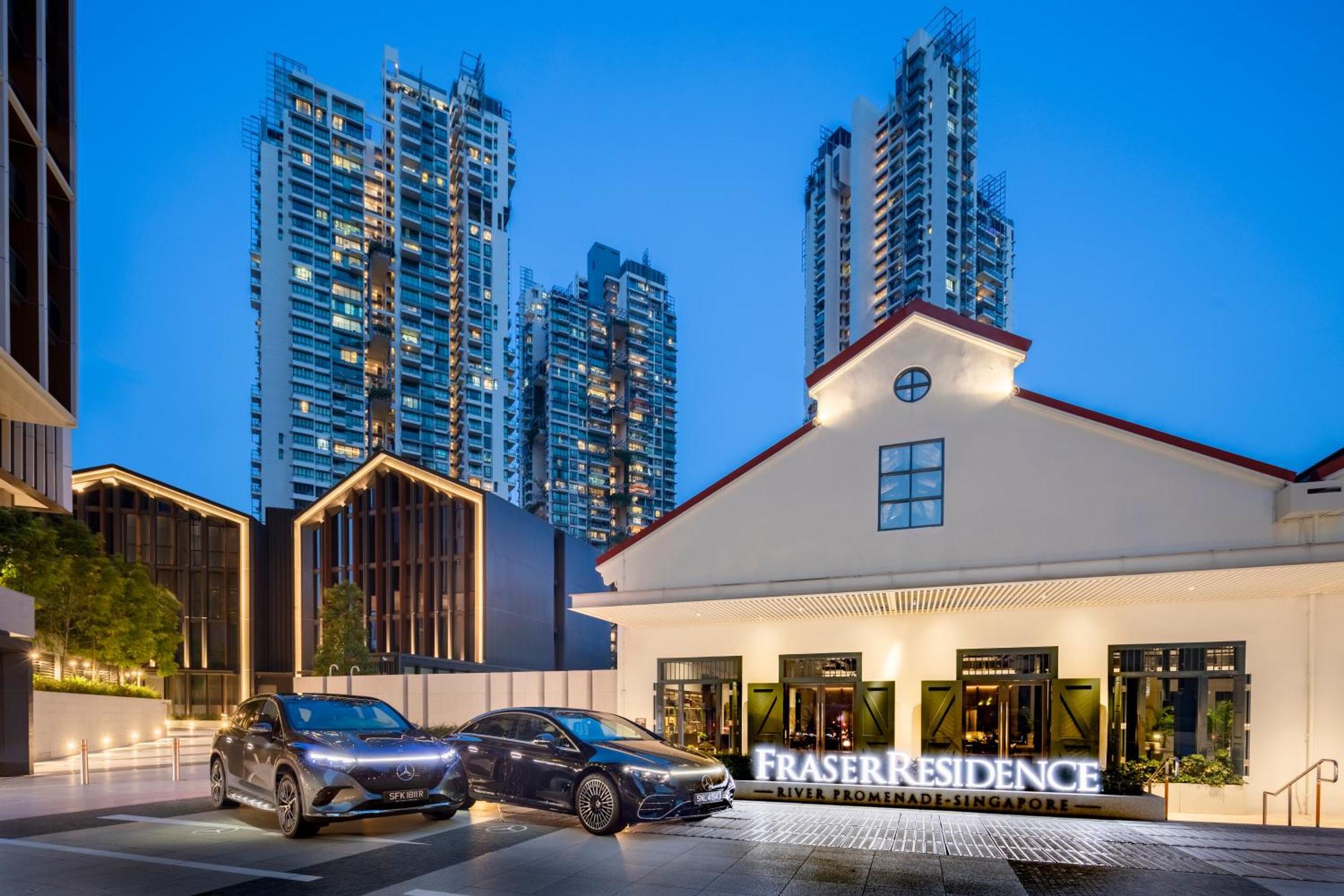 Fraser Residence River Promenade, Сингапур Екстериор снимка